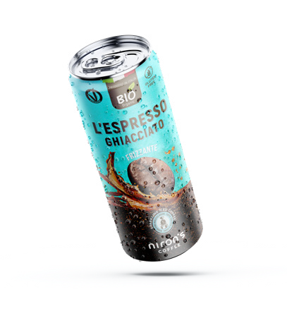 Niron's sparkling iced espresso can